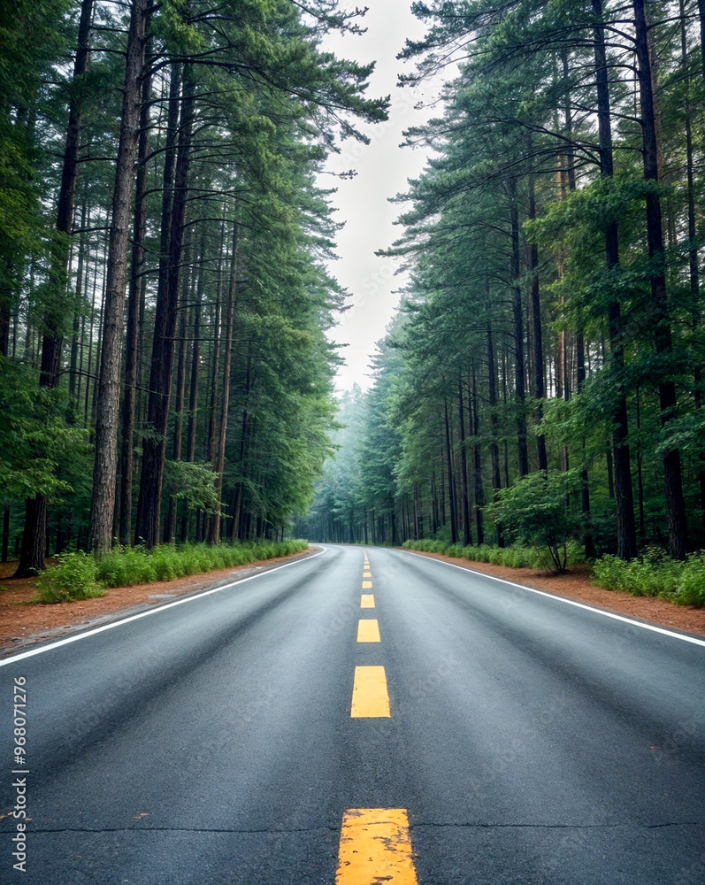 Fototapeta premium road in the forest