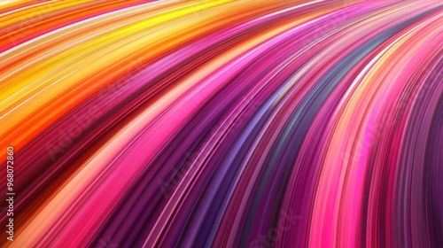 Vibrant striped abstract background featuring a dynamic pattern of varying width lines