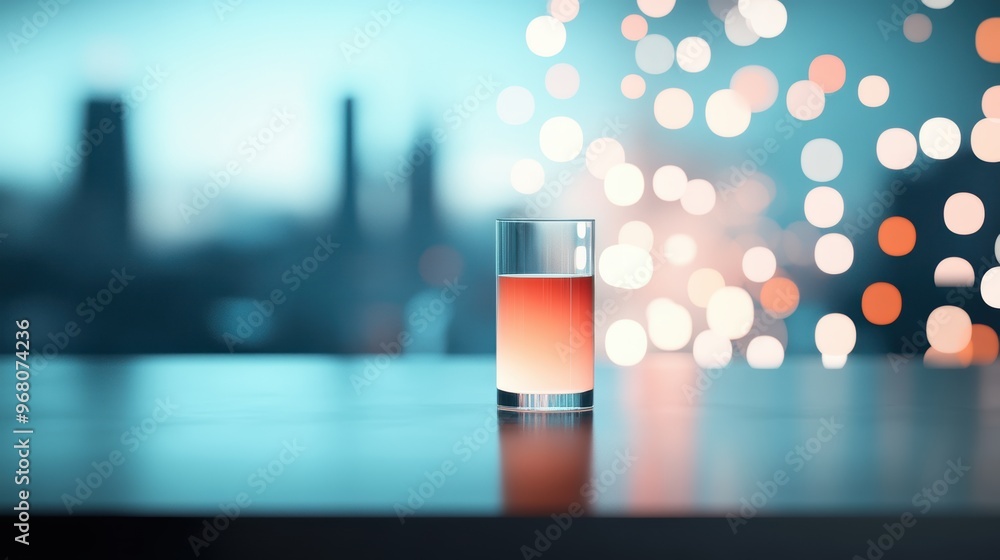Abstract bar scene with a focus on textures and color gradients. Abstract bar scene with a focus on textures and color gradients.