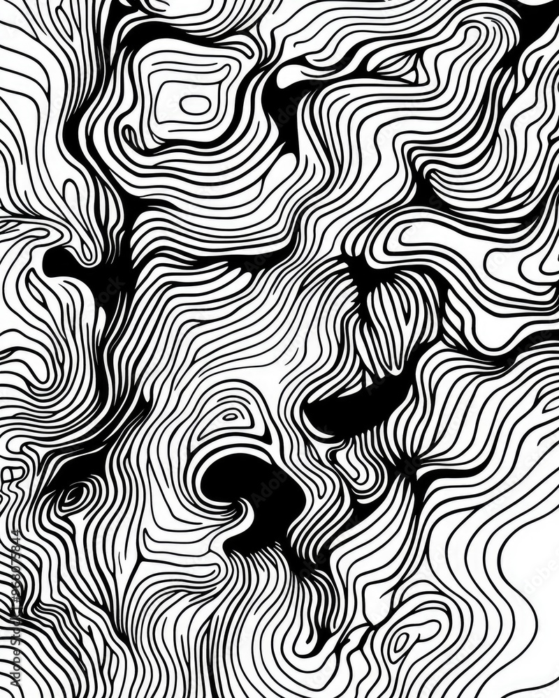 Abstract background line art illustration Abstract background line art illustration