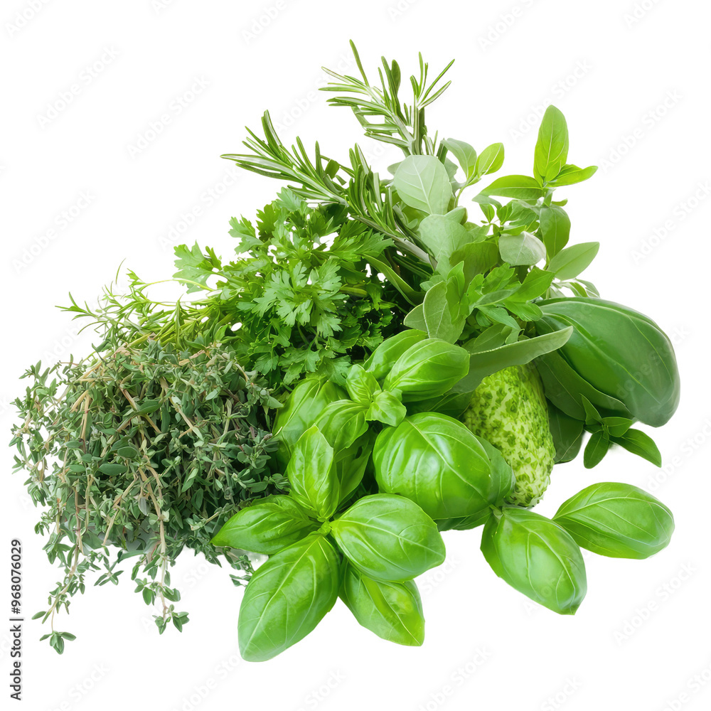 Fresh herbs like basil, thyme, parsley, and rosemary make a beautiful and flavorful bouquet. Fresh herbs like basil, thyme, parsley, and rosemary make a beautiful and flavorful bouquet.