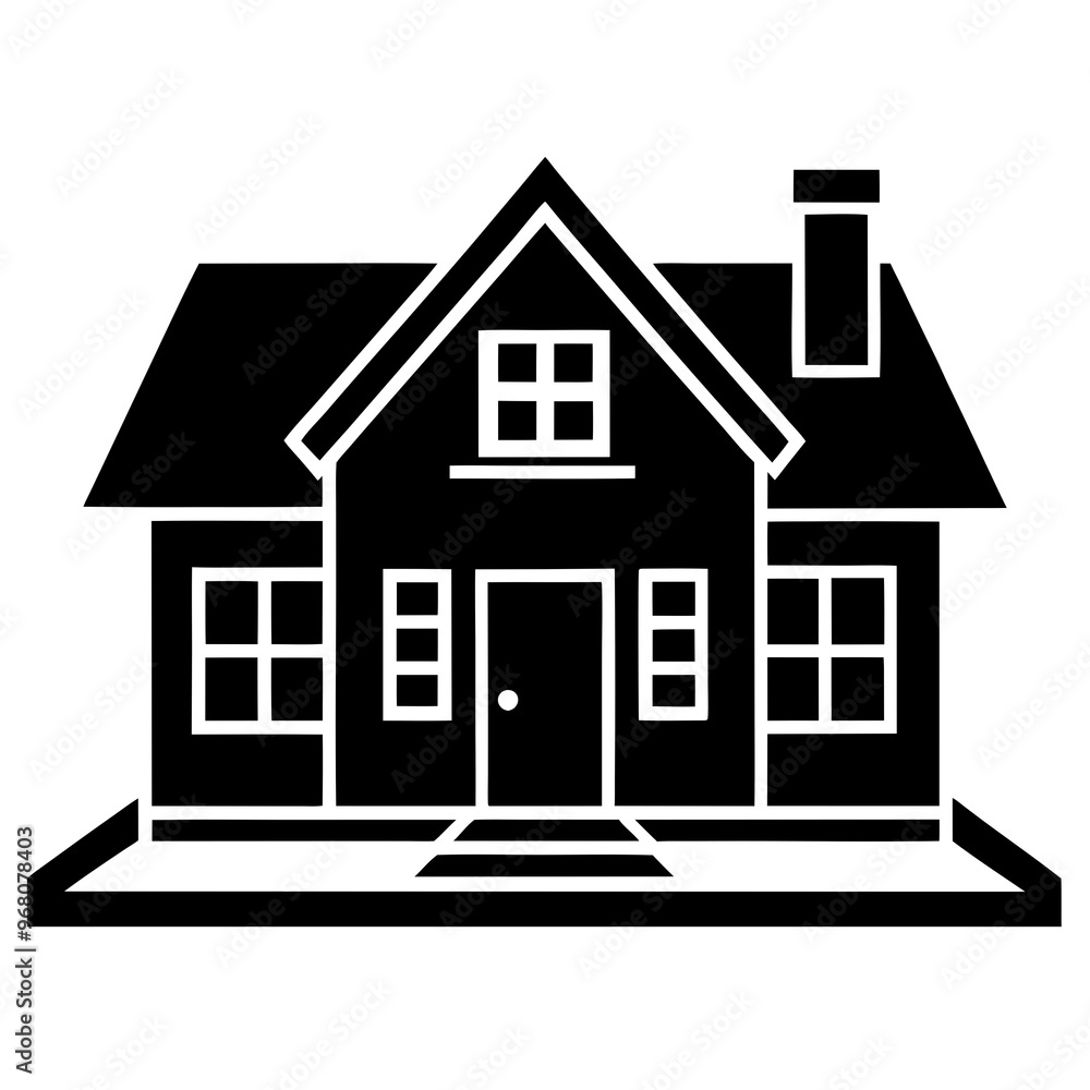 Home map isolated on white background Home map isolated on white background