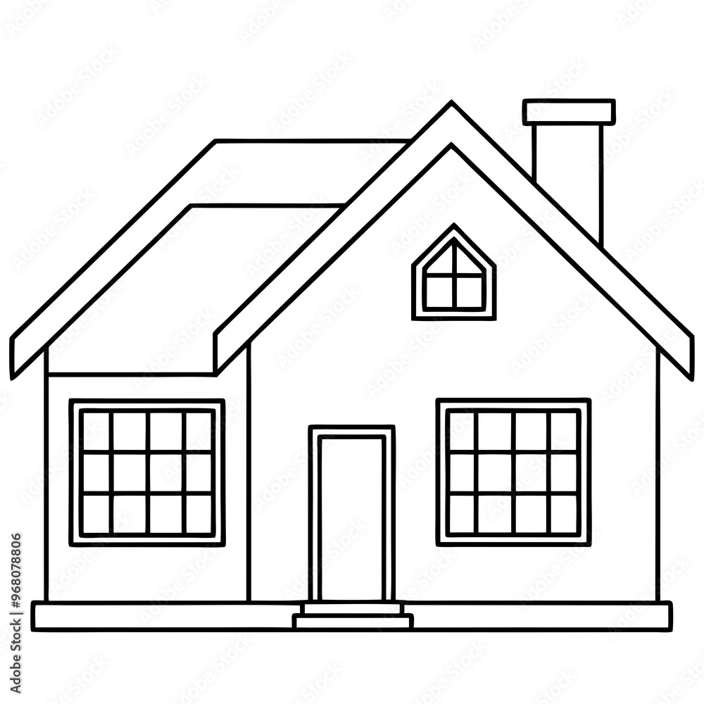 Home map isolated on white background Home map isolated on white background