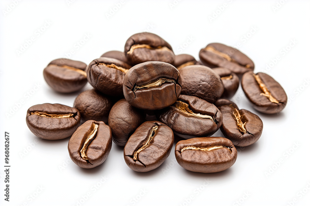 coffee beans isolated on white back ground coffee beans isolated on white back ground