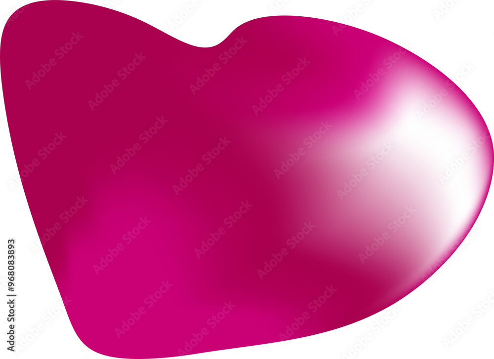 Pink Abstract Fluid Shape Element Pink Abstract Fluid Shape Element
