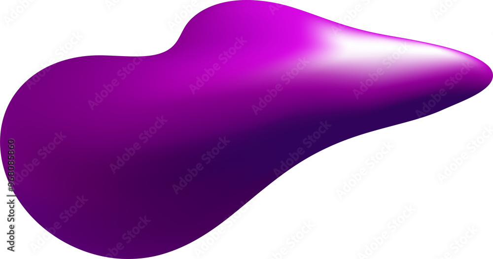 Purple Abstract Fluid Shape Element Purple Abstract Fluid Shape Element