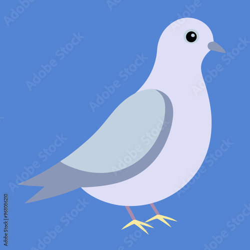 Cute pigeons vector design