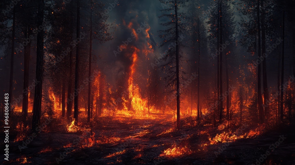 environmental damage - forest fires environmental damage - forest fires