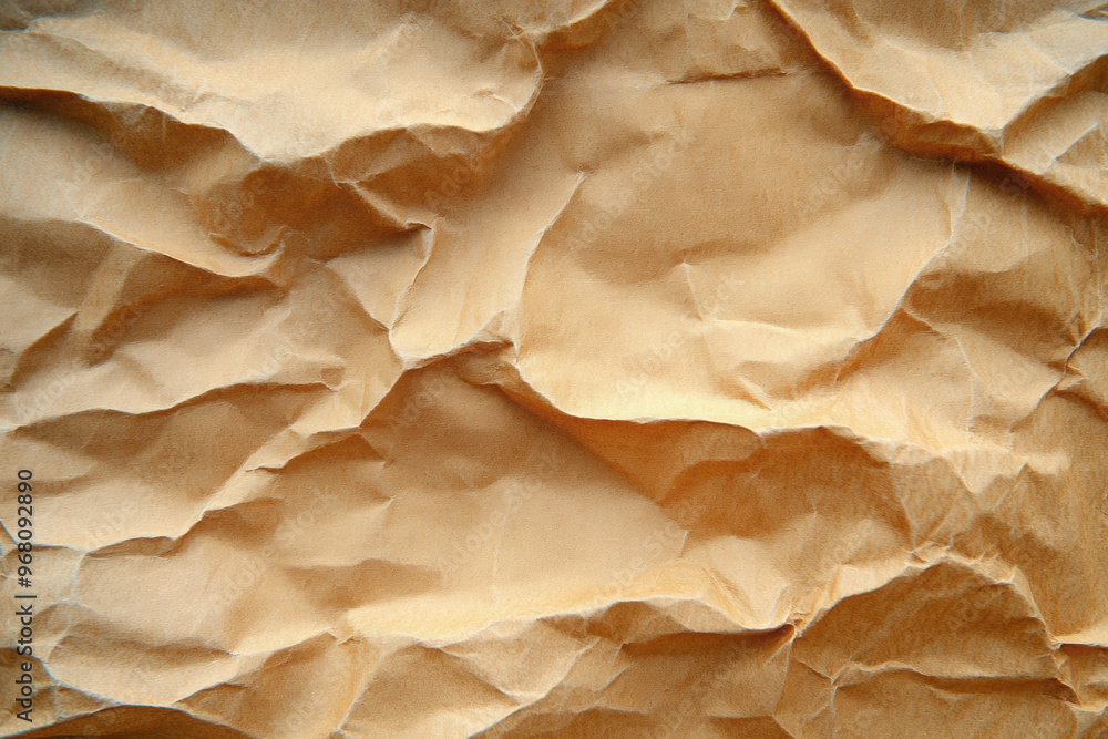 Abstract crumpled and creased recycle brown paper texture background
Abstract crumpled and creased recycle brown paper texture background