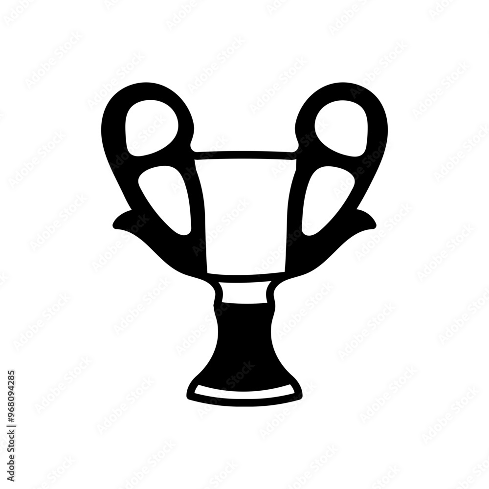 Kantharos Glyph Icon, Vector illustration Kantharos Glyph Icon, Vector illustration