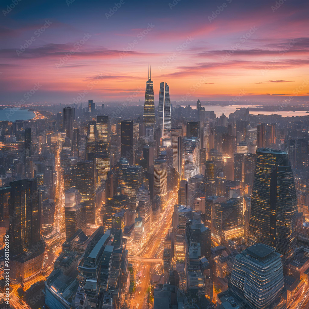 Obraz premium skyline view