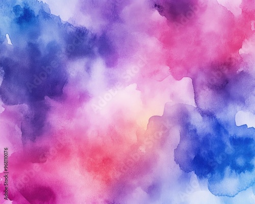 Vibrant watercolor gradient with an abstract blurred effect Trendy colorful texture suitable for fashion textiles ambient graphic design and high quality illustrations