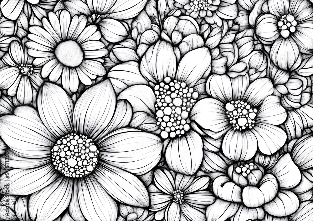 Hand drawn doodle design featuring flowers and mandalas ideal for greeting cards apparel prints stationery decoration phone cases dishware porcelain ceramics and adult coloring books eps 10 Hand drawn doodle design featuring flowers and mandalas ideal for greeting cards apparel prints stationery decoration phone cases dishware porcelain ceramics and adult coloring books eps 10