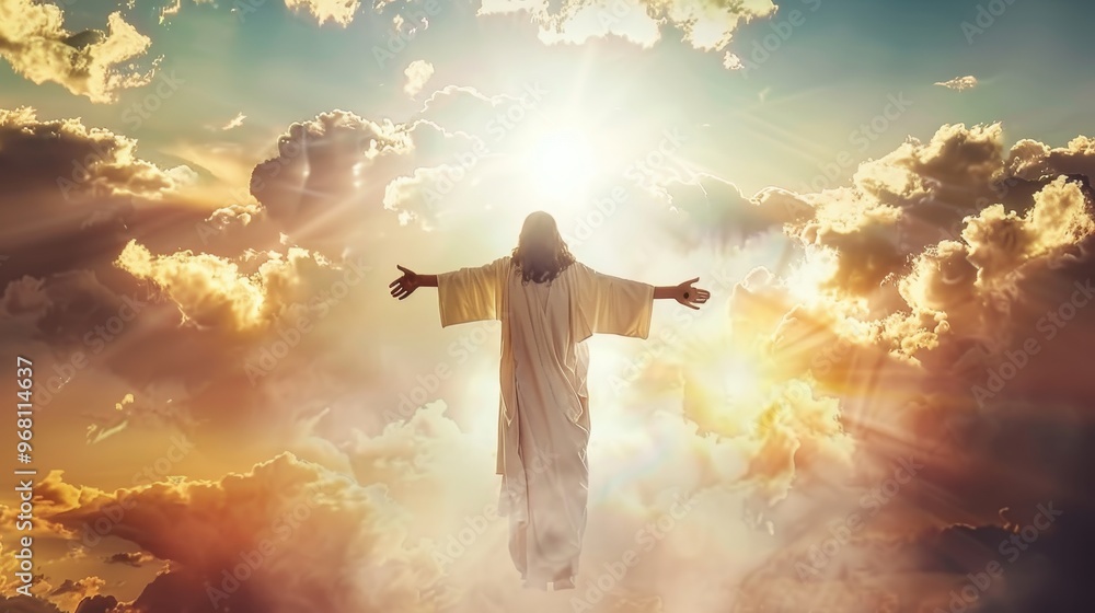 Jesus the lord praying on the Heaven Jesus the lord praying on the Heaven