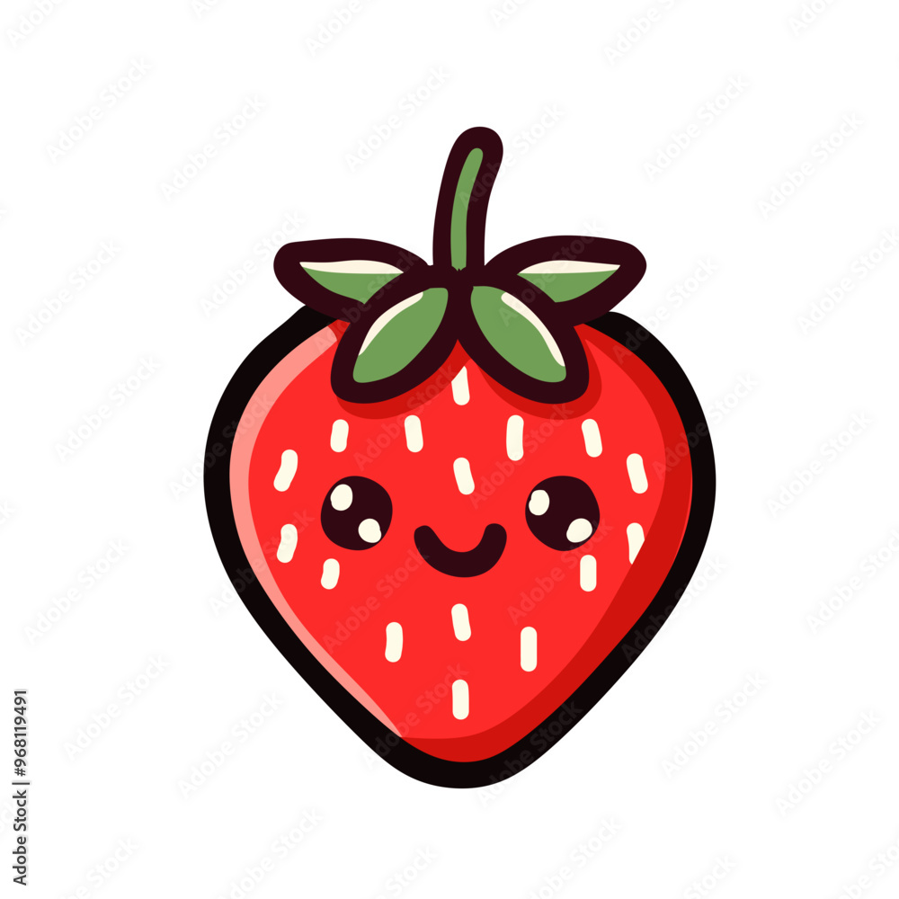 Obraz premium strawberry on white background