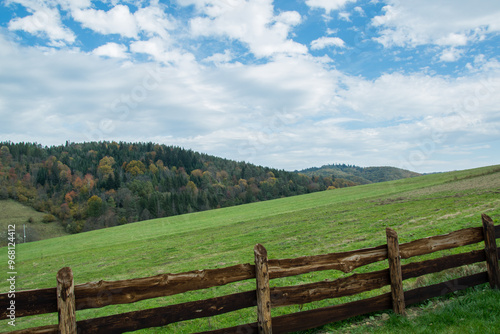 Fototapeta Naklejka Na Ścianę i Meble -  Bieszczady - sielski widok