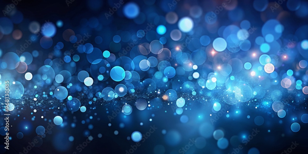 Abstract Blue Bokeh Background with Glowing Circles, Bokeh , Background , Abstract Abstract Blue Bokeh Background with Glowing Circles, Bokeh , Background , Abstract