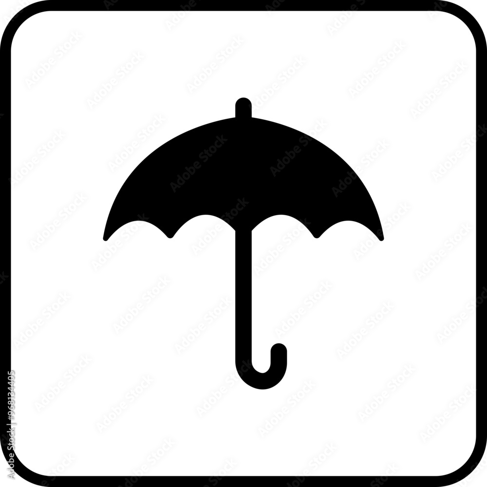 Umbrella, Insurance Line Icon. Editable Stroke flat black vector isolated on transparent background. Pixel Perfect. Protection parasol symbol. For Mobile and Web. Insurance Act Solid Umbrella, Insurance Line Icon. Editable Stroke flat black vector isolated on transparent background. Pixel Perfect. Protection parasol symbol. For Mobile and Web. Insurance Act Solid