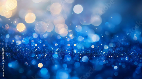 A picture of a starry night, blurred softly, with a blue color scheme. It represents creative thinking and new ideas.