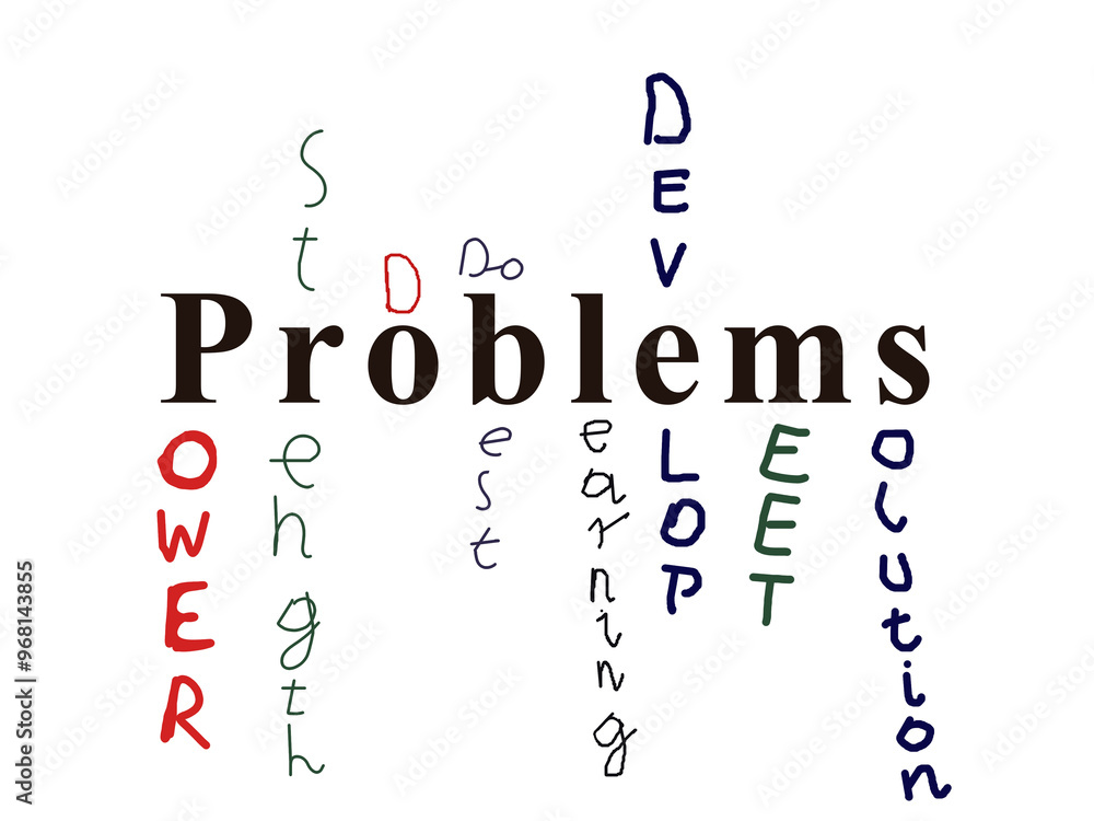 Problem solving. The word Problem solving. The word