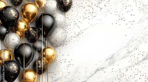 Fondo con espacio para añadir frases, felicitaciones de cumpleaños, fiestas, eventos. 