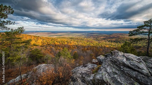 Cheaha State Park Bald Rock Overlook captured with Nikon D850 natural light National Geographic style
 photo