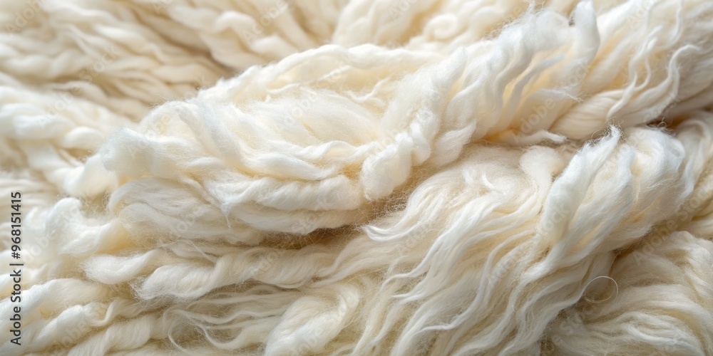 Soft White Fluffy Wool Fibers, Macro Photography, Textile, Natural Material, Fiber Art Soft White Fluffy Wool Fibers, Macro Photography, Textile, Natural Material, Fiber Art