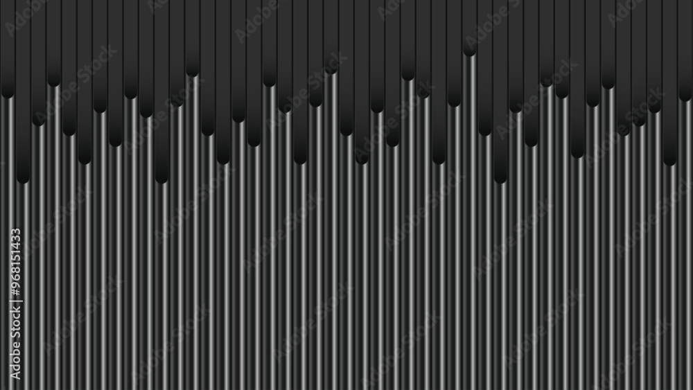 Abstract pipe shape Metal Background Vector EPS. Dark vertical steel bar pattern background template. Metal texture surface or galvanize steel. Phone wallpaper. 3d rendering EPS. Abstract pipe shape Metal Background Vector EPS. Dark vertical steel bar pattern background template. Metal texture surface or galvanize steel. Phone wallpaper. 3d rendering EPS.