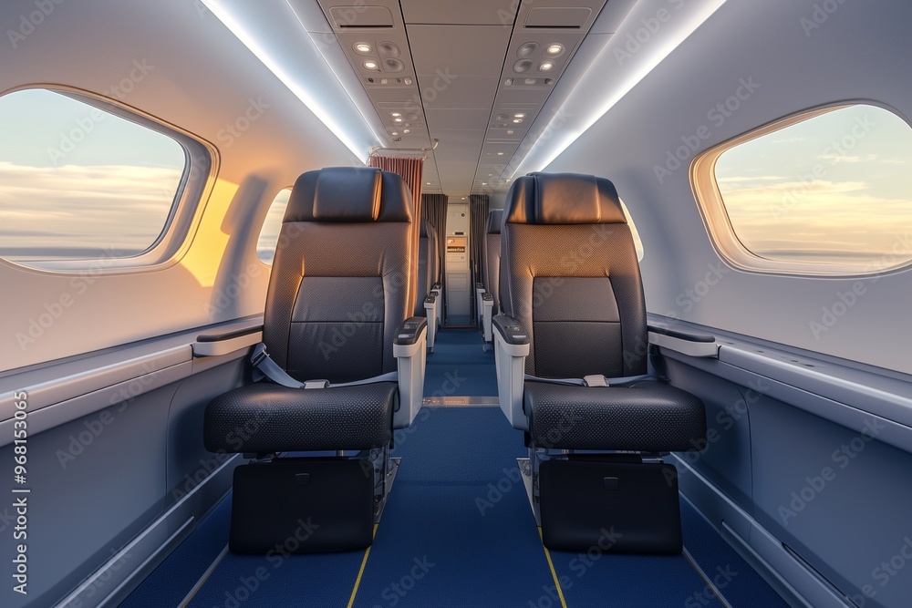 Obraz premium inside domestic Jet Business