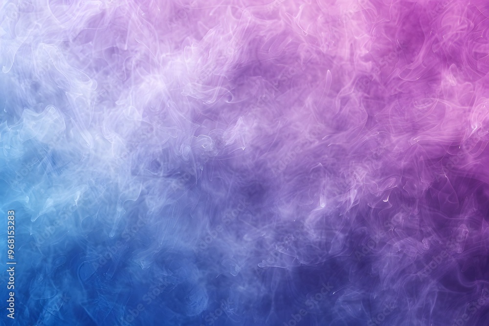 Ethereal Gradient of Purple and Blue Smoke Swirls Ethereal Gradient of Purple and Blue Smoke Swirls