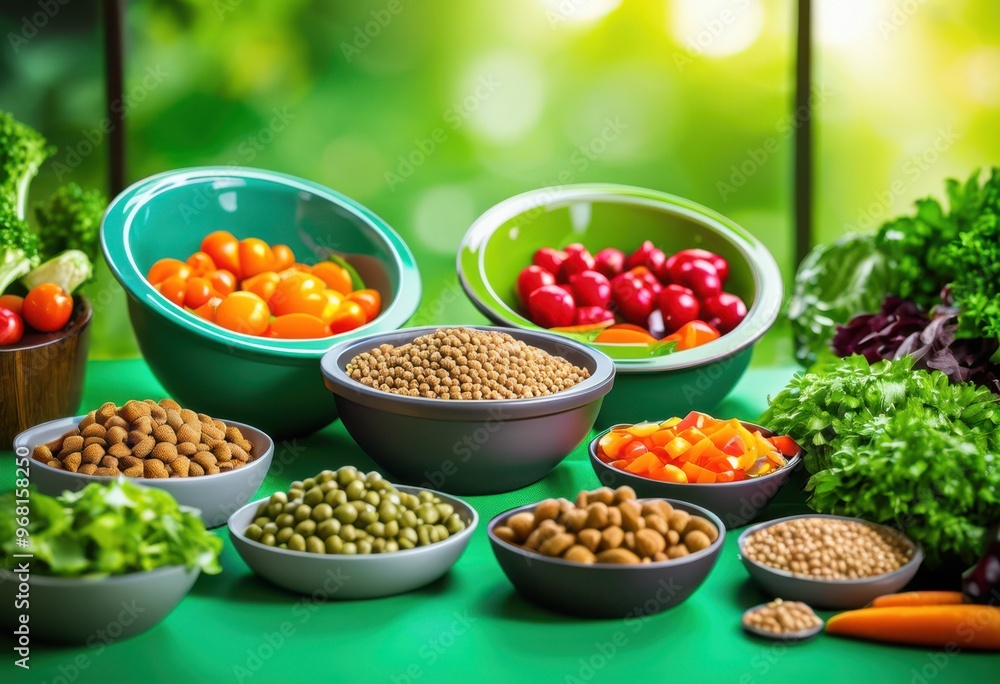colorful nutritious pet food bowls made from high quality ingredients healthy feeding, vibrant, stylish, design, materials, ceramic, plastic, stainless colorful nutritious pet food bowls made from high quality ingredients healthy feeding, vibrant, stylish, design, materials, ceramic, plastic, stainless