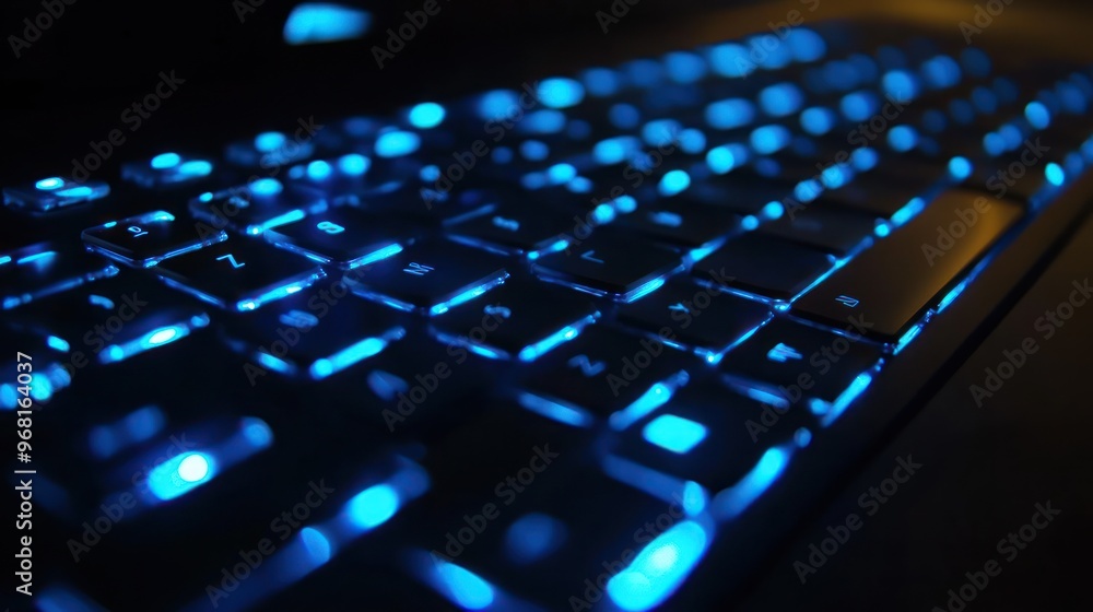 Blue Backlit Keyboard Blue Backlit Keyboard