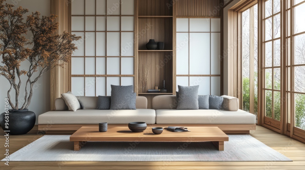 Minimalist Japanese Living Room Interior Design Minimalist Japanese Living Room Interior Design