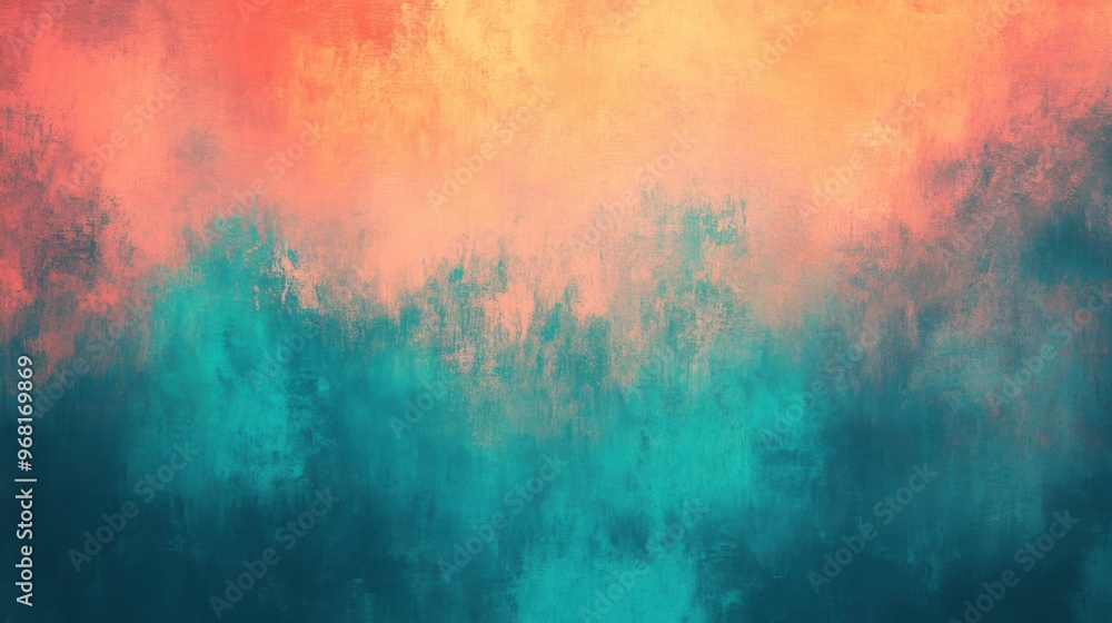 Fototapeta premium Abstract Illusionism with a Blurry Background and Intricate Gradient Patterns in a Digital Painting for Modern Wallpaper and Artistic Poster Design
