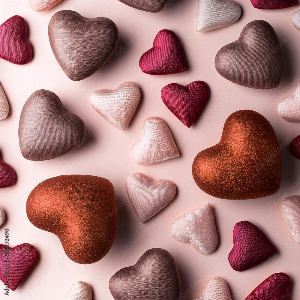 Obraz premium Heart Shaped Pattern