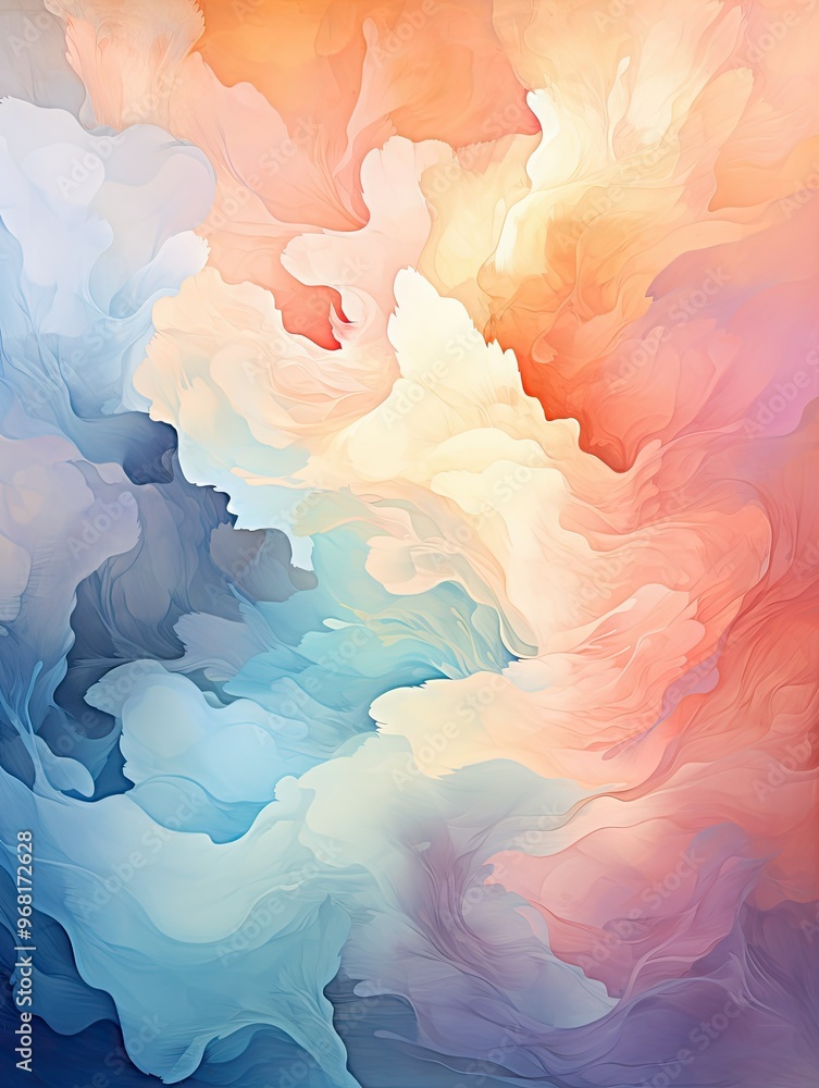 Abstract colorful swirls Abstract colorful swirls
