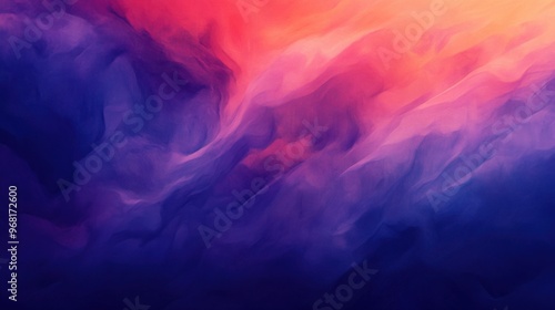 Abstract Illusionism with a Blurry Background and Intricate Gradient Patterns in a Digital Painting for Modern Wallpaper and Artistic Poster Design