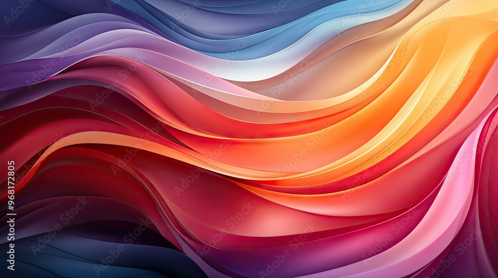 Abstract colorful wavy design Abstract colorful wavy design