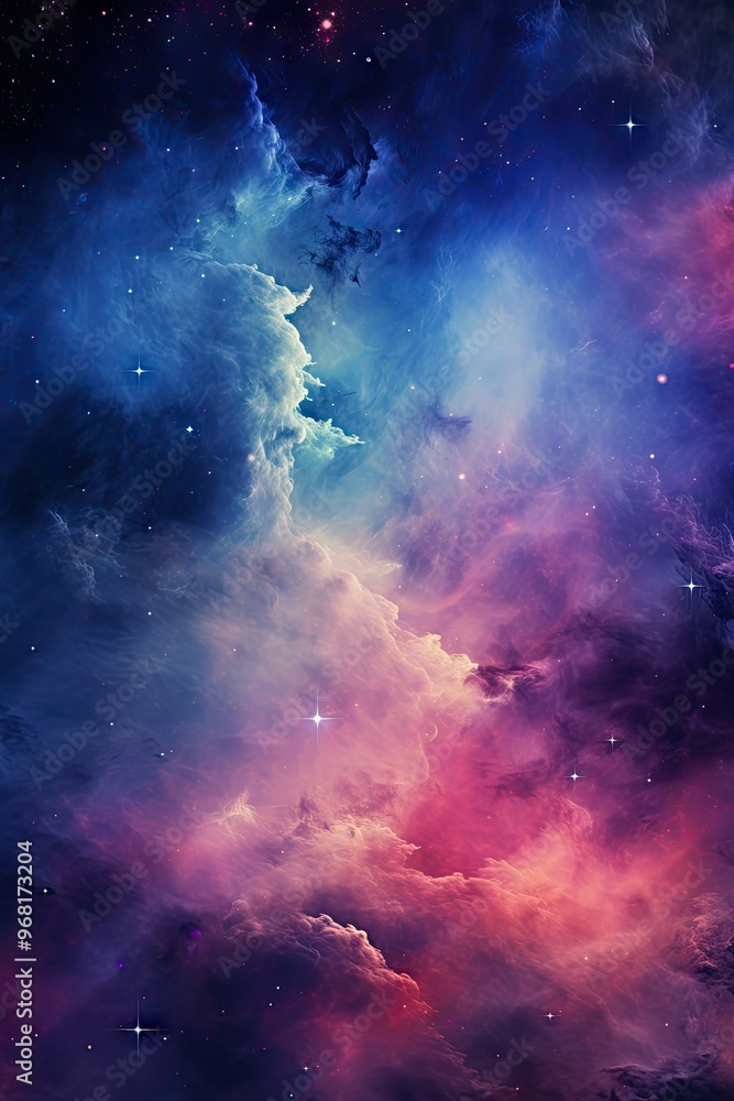 Cosmic clouds in space Cosmic clouds in space