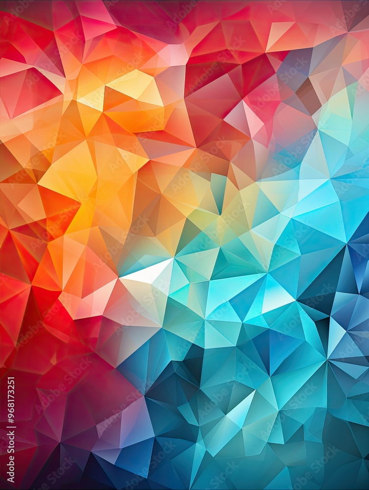 Abstract polygonal art Abstract polygonal art