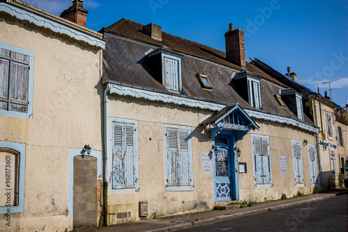 Dans les rues de la ville ville de Nevers