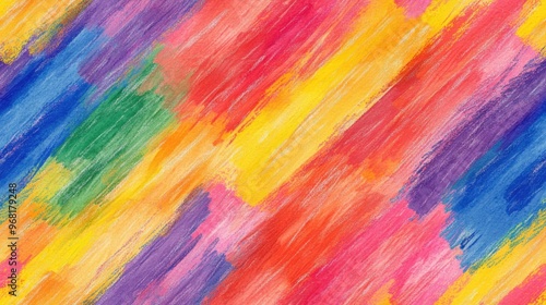 Abstract Crayon Drawing Seamless Multicolor Rug Design Abstract Crayon Illustration Decorative Background Watercolor Image Stroke Style Simple Textile Handmade Poster