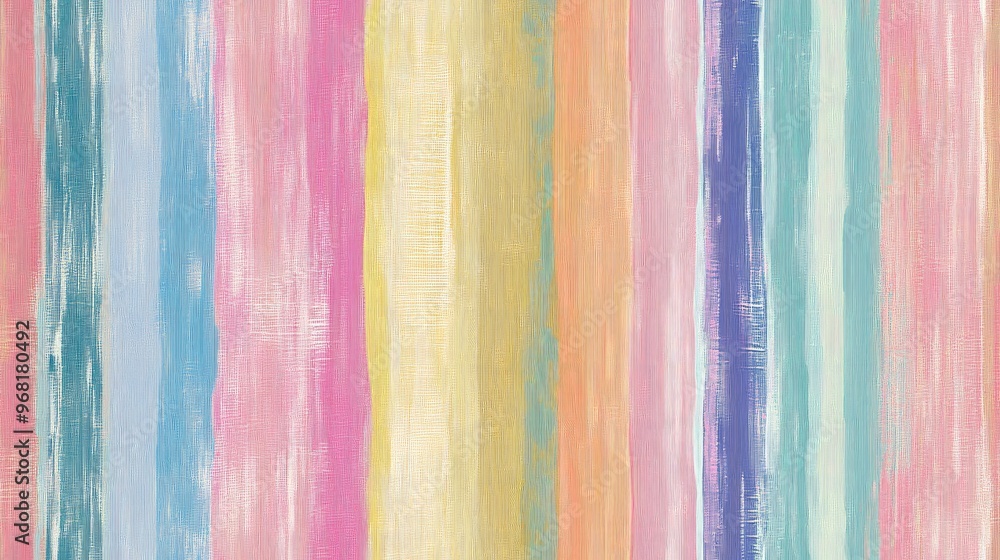 Abstract colorful vertical striped pattern with pastel hues on a textured background Modern seamless design suitable for textiles including carpets scarves and clothing Abstract colorful vertical striped pattern with pastel hues on a textured background Modern seamless design suitable for textiles including carpets scarves and clothing