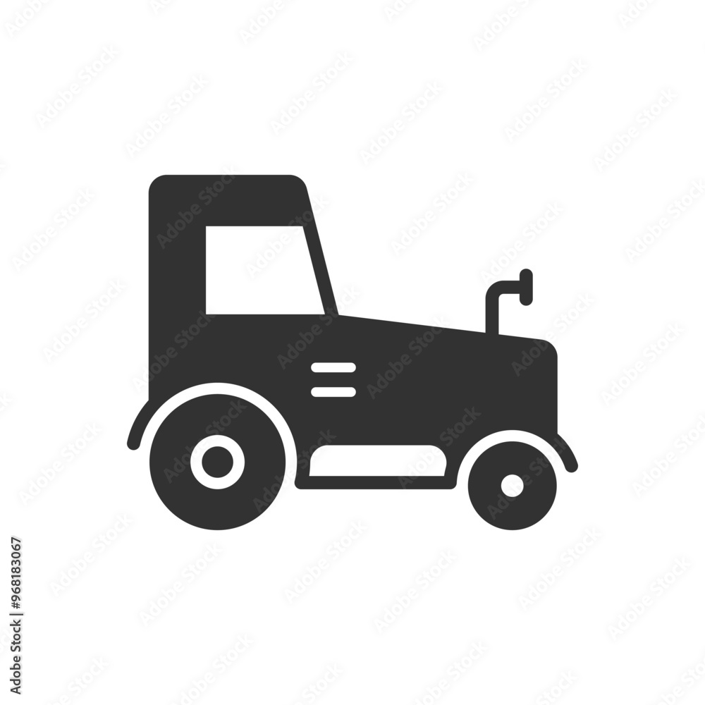 Tractor Icon Sign Symbol Vector Tractor Icon Sign Symbol Vector