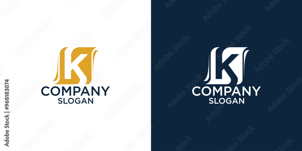 letter k simple abstract monogram logo vector design letter k simple abstract monogram logo vector design
