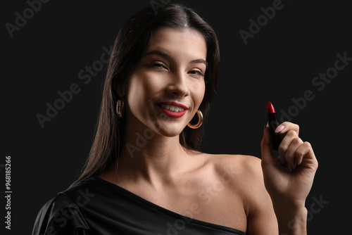 Beautiful young woman with ...