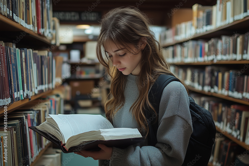 A student packing up their study materials after a long session in the library, ready to head back to their dorm. A student packing up their study materials after a long session in the library, ready to head back to their dorm.