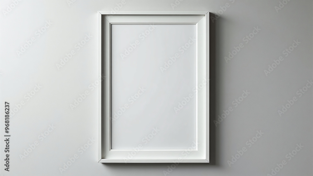 Blank White Canvas in Frame Blank White Canvas in Frame