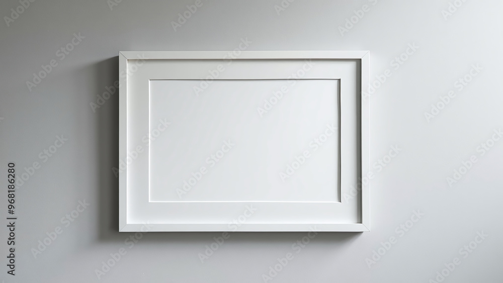 Blank White Canvas in Frame Blank White Canvas in Frame