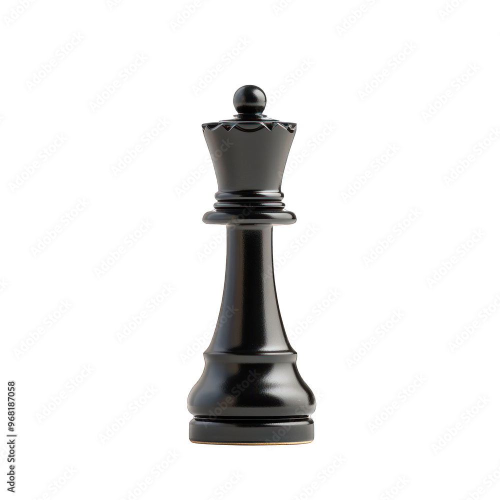 A sleek black chess king piece, symbolizing power and strategy in the game of chess. Perfect for chess enthusiasts and game lovers. transparent background A sleek black chess king piece, symbolizing power and strategy in the game of chess. Perfect for chess enthusiasts and game lovers. transparent background